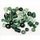 Schmuck-Glasperlen, smaragd, 6-18 mm, 40 g, Beutel