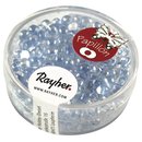 Papillon-Rocailles, 3,2x6,5 mm, lichtblau, Dose 18g