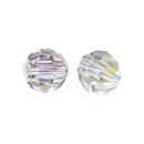 Glasschliff-Rundperlen, 8 mm &oslash;, bergkristall, Dose...
