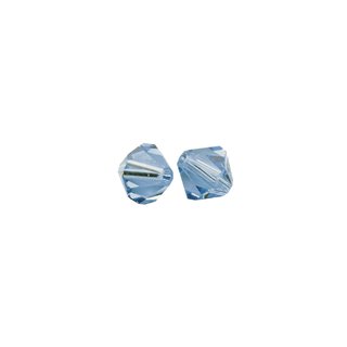 Swarovski Kristall-Schliffperlen, azurblau, 3 mm, Dose 50 St&uuml;ck
