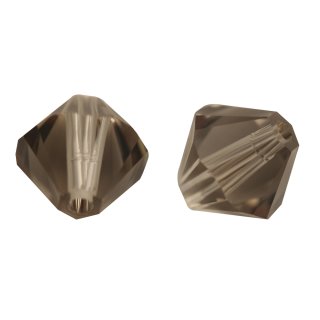 Swarovski Kristall-Schliffperlen, taupe, 4 mm &oslash;, Dose 50 St&uuml;ck