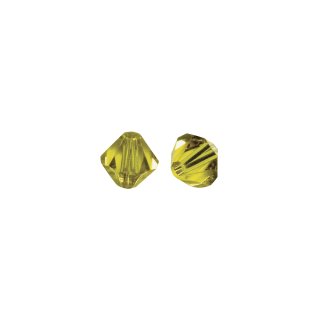 Swarovski Kristall-Schliffperlen, goldgelb, 8 mm &oslash;, Dose 11 St&uuml;ck