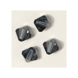 Swarovski Kristall-Schliffperlen, indigo, 8 mm &oslash;, Dose 11 St&uuml;ck