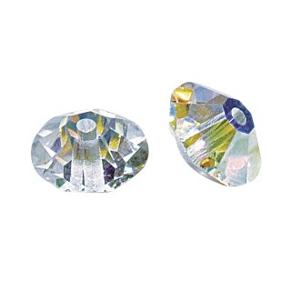 Swarovski Kristall-Scheibe, mondstein, 6 mm &oslash;, Dose 25 St&uuml;ck