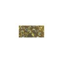 Rocailles, 4 mm &oslash;, mit Silbereinzug, gold, Dose 17 g
