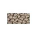 Metallic-Rocailles, matt, wei&szlig;, 4 mm, Dose 17g