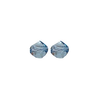 Swarovski Kristall-Helix-Perle, aquamarin, 8 mm, Dose 6 Stück