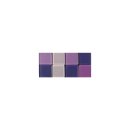 Acryl-Mosaik, 1x1 cm, transparent, violett, Box ca. 205 St&uuml;ck / 50g