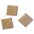 Acryl-Mosaik, 1x1 cm, Glitter, champagner gold, Box ca. 205 St&uuml;ck / 50g
