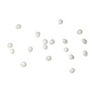 Miyuki-Perle-Drop, opak gefrostet, weiß, ø 3,4 mm, Dose 8g