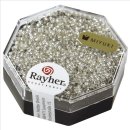 Premium-Rocailles, mit Silbereinzug, bergkristall,...