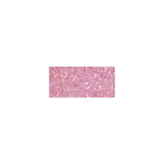 Delica-Rocailles, 2,2 mm ø, rosé, 8g, transparent Rainbow