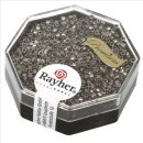 Delica-Rocailles, 1,6 mm ø metallic, stahlgrau, Dose 4g