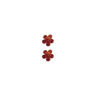 Acryl-Streuteile "Blüte", rot, 9 mm, 70 Stück