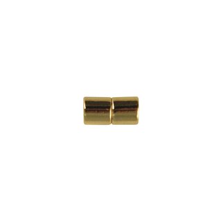 Magnetschließe ohne Öse, glatt, gold, 9x5 cm, SB-Btl. 1 Stück