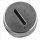 Metall-Perle "I", silber, ø 7 mm, Loch 2 mm