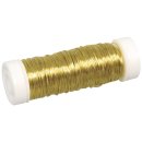 Schmuck-H&auml;keldraht, gold, 0,30 mm &oslash;, Spule 50 m