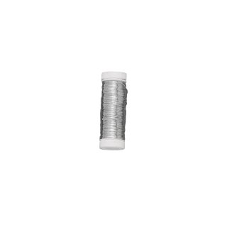 Silberdraht mit Kupferkern, 0,25mm &oslash;, auf Spule, Beutel 100m