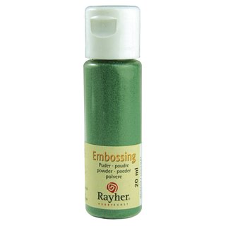 Embossing-Puder, immergrün, deckend, Flasche 20 ml