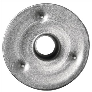 Metallplättchen für Dochte, 15 mm ø, Beutel 50 Stück