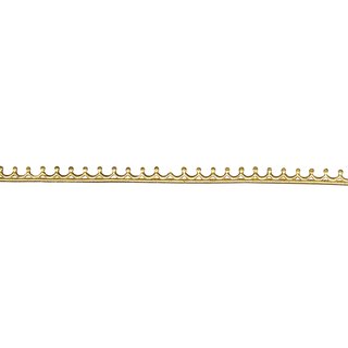 Wachs-Borte, 19 cm, gold, SB-Btl. 2 Stück