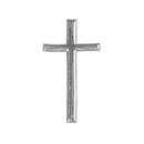 Wachsmotiv: Kreuz, 40 mm, silber, Beutel 1 Stück