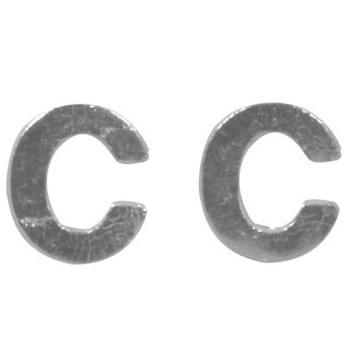 Wachsbuchstaben C, 9mm, silber,2 Stück im Beutel