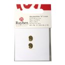 Wachszahlen 9, 9mm, gold, 2 Stück im Beutel
