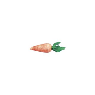 Karotte aus Watte, 40 mm