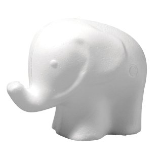 Styropor-Elefant, 10 cm, 1 Stück