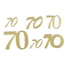 Klebemotiv "70", gold