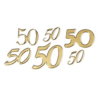 Klebemotiv "50", gold