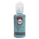 Glitter-Glue metallic, t&uuml;rkis, Flasche 20 ml