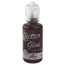 Glitter-Glue metallic, mokka, Flasche 20 ml