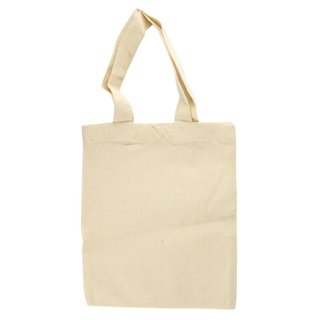 Baumwoll-Tasche, unbedruckt, beige, 25x21 cm