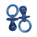 Kunststoffanh&auml;nger-Schnuller, h.blau, 5 cm, SB-Btl....