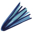 Chenilledraht-Mischung, blau T&ouml;ne, 50x0,9cm,...