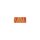 Rayonbast, matt, orange, Strang 20 m, 100% Viskose