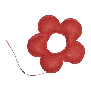 Filz-Blüten, rot, 9 cm, Beutel 2 Stück
