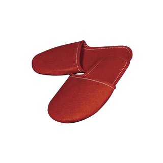 Deko-Filzpantoffel, 24 cm, rot, Beutel 1 Paar