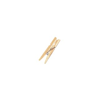 Mini-Holzwäscheklammern, 2,5 cm, natur, Beutel 48 Stück