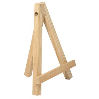 Holz-Staffelei, 11x7,5x0,7 cm