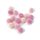 Pompons, rosa sortiert, 15 mm, Beutel 60 Stück