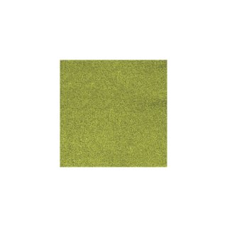 Scrapbooking Papier Glitter, maigrün, 30,5 x 30,5 cm