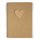 Notizbuch, mit Passepartoutstanzung,HF, Herz, DIN A5, 60 Blatt, 70 g/m2