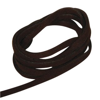 Micro-Wildleder, dunkelbraun, 2,5x0,003m, Beutel 1 Stück