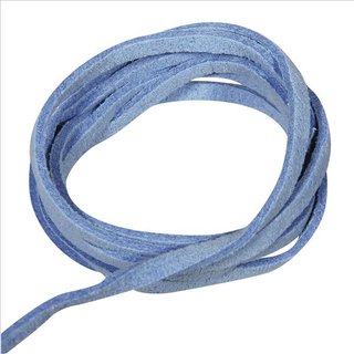 Micro-Wildleder, mittelblau, 2,5x0,003m, Beutel 1 Stück