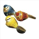 Pilzvogel, 3,5 cm, gemischt, SB-Btl. 3 Stück, 3 Farben