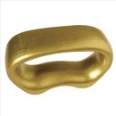 Porzellan-Serviettenring, gold, 6,5x3,5 cm, PVC-Box 2...