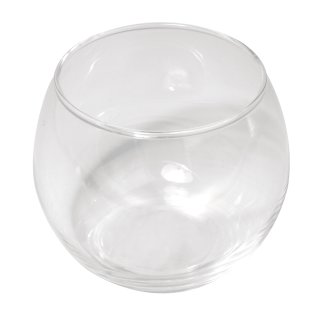 Glasgefäß, rund, 7,5 cm ø